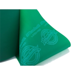 Taśma bezlateksowa Thera Band 22,9 m - kolor zielony - opór mocny
